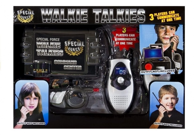 Set walkie talkie radio base