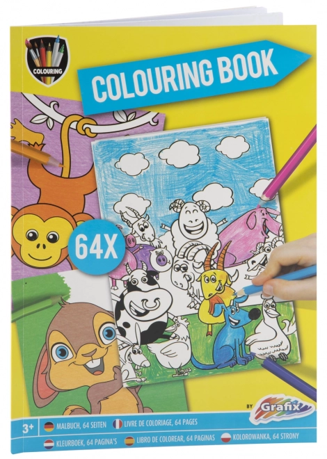 Grande libro da colorare di unicorni e principesse