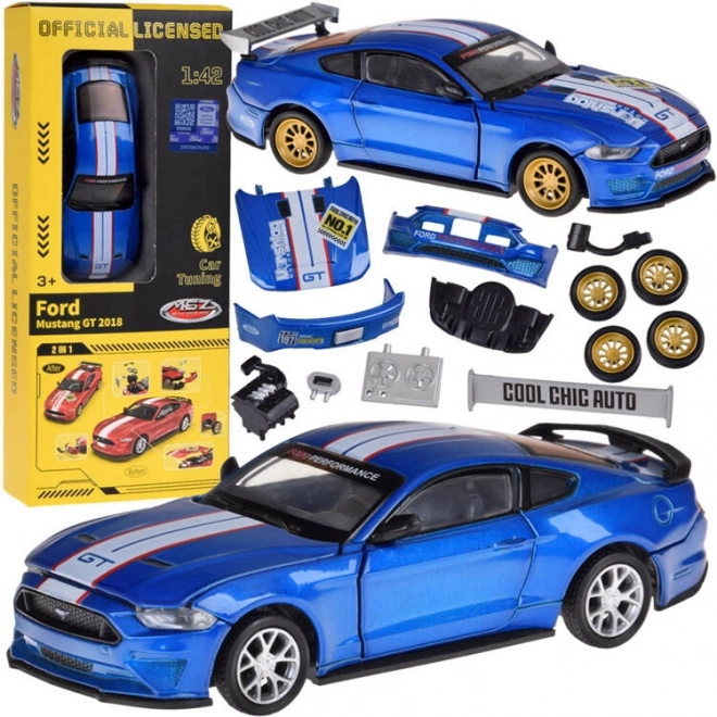 Set auto tuning metallico licenza Ford Mustang GT scala 1:42