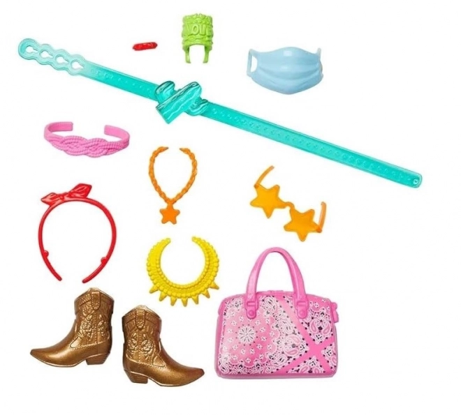 Barbie set accessori moda western