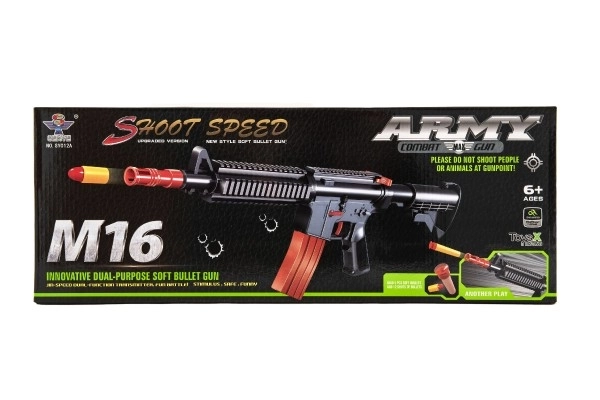 Fucile giocattolo M16 a proiettili in schiuma