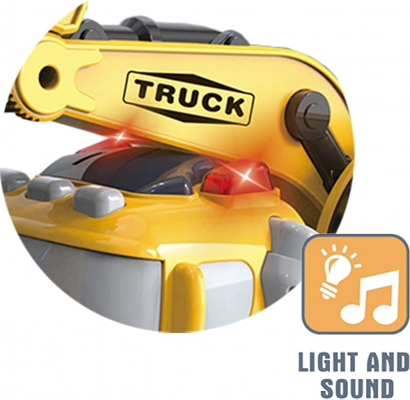 Escavatore City Truck con effetti di luce e suono