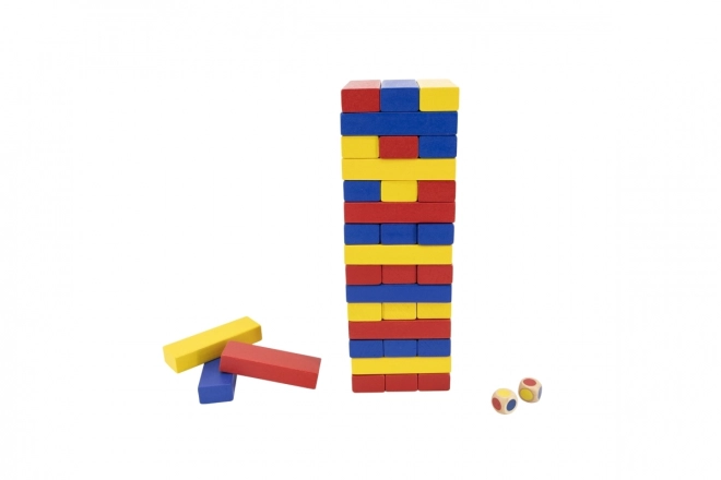 Torre in legno colorata 48 pezzi