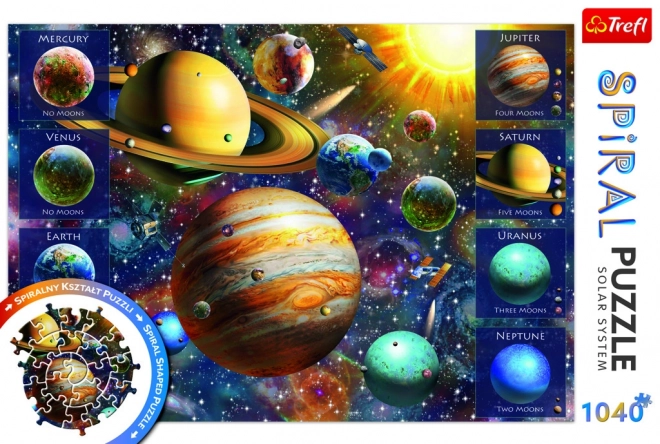 Puzzle a spirale sistema solare 1040 pezzi