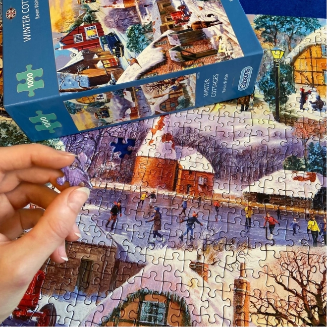 Puzzle invernali case 1000 pezzi