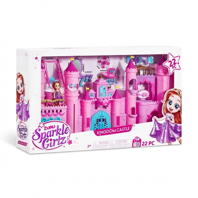 Playset castello reale con bambola Sparkle Girlz