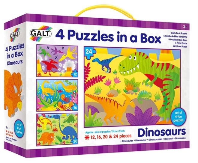 Puzzle Avventura Giurassica 4 in 1