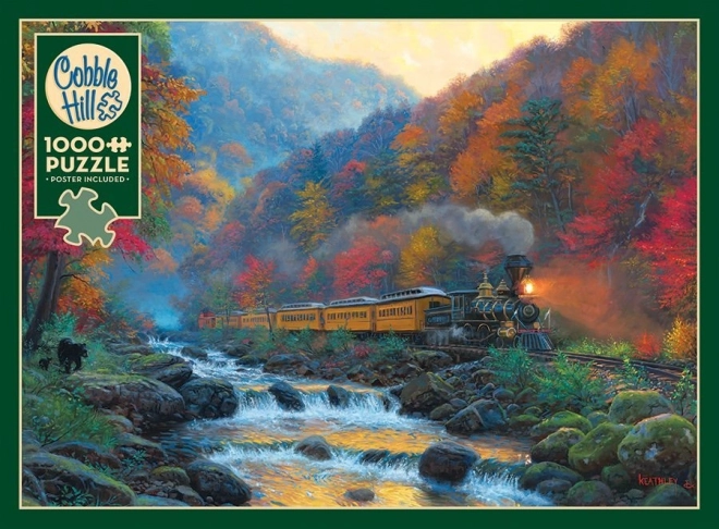 Puzzle Treno a Vapore 1000 Pezzi di Cobble Hill