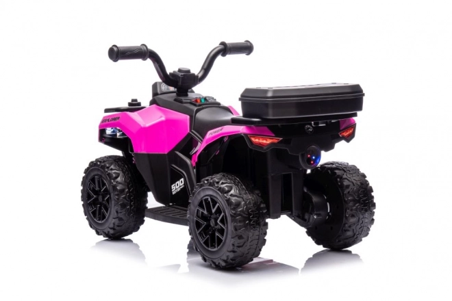 Quad elettrico per bambini explorer rosa