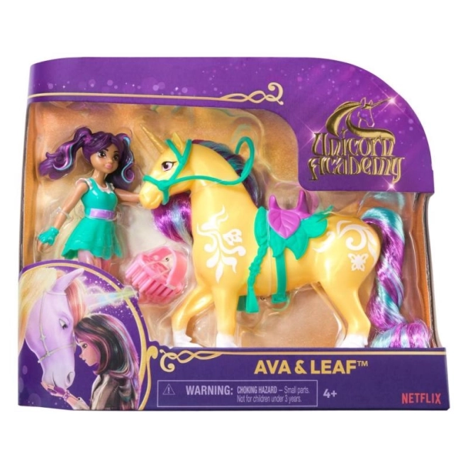 Figura Ava e Leaf di UNICORN ACADEMY