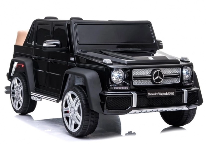 Auto elettrico per bambini Mercedes nero lucido