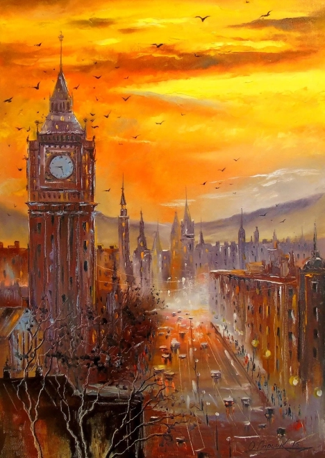 Puzzle Londra di Sera 1000 Pezzi