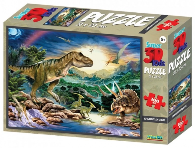 Puzzle 3D Tirannosauro 100 pezzi