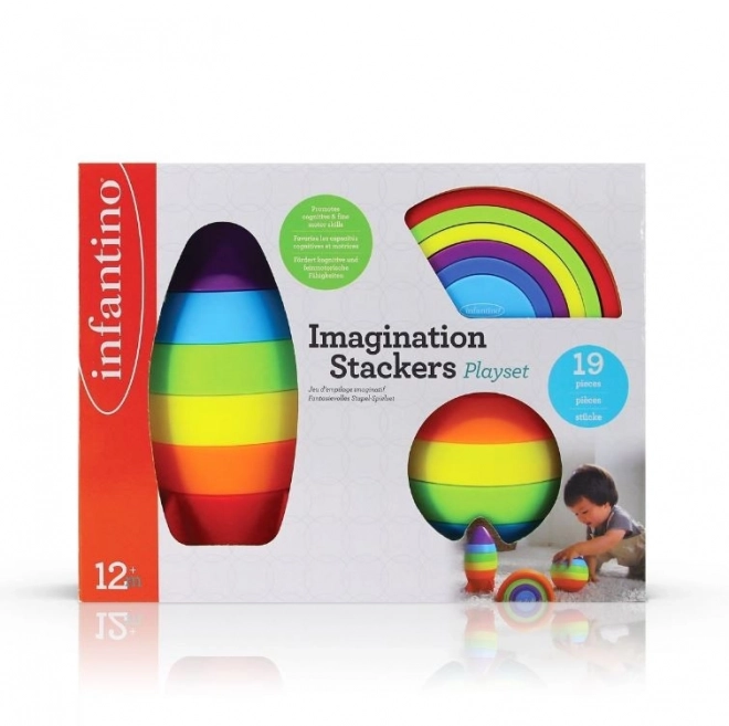 Set da costruzione 3 in 1 Infantino