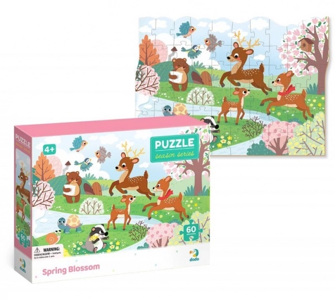 Puzzle DODO stagione primavera in fioritura