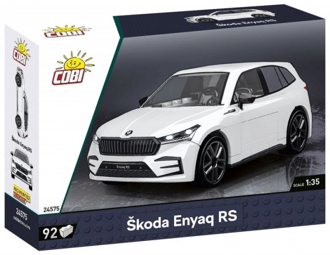 Modello auto Skoda Enyaq RS in mattoncini