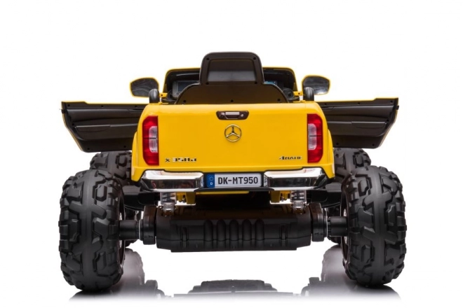 Auto a Batteria Mercedes 4x4 Oro Giallo