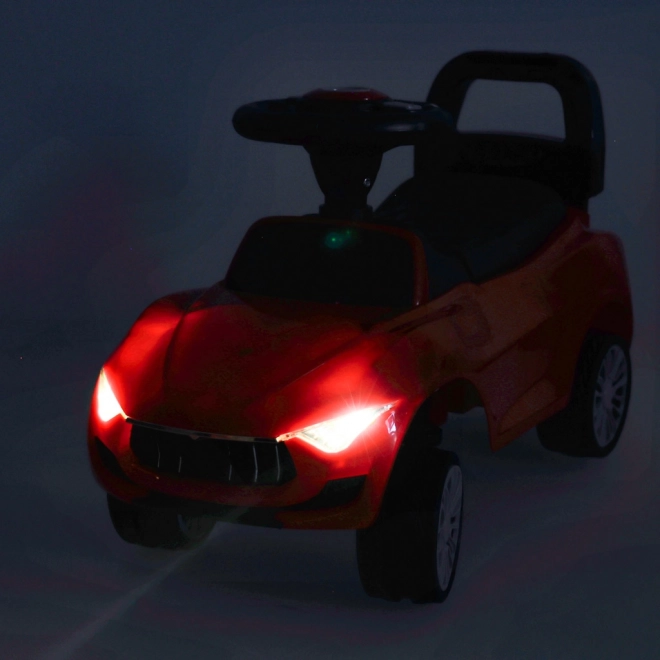 Jeep per bambini con luci e suoni blu – rosso