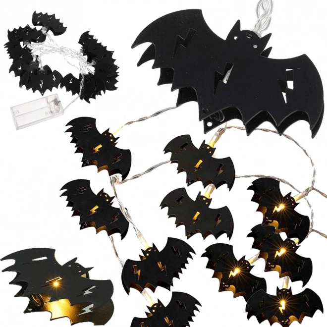 Lampada decorativa di Halloween a LED 200cm con pipistrelli