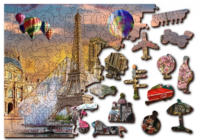 Puzzle di legno Primavera a Parigi