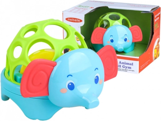 animaletto safari – morbido sonaglio e massaggiagengive con luce LED