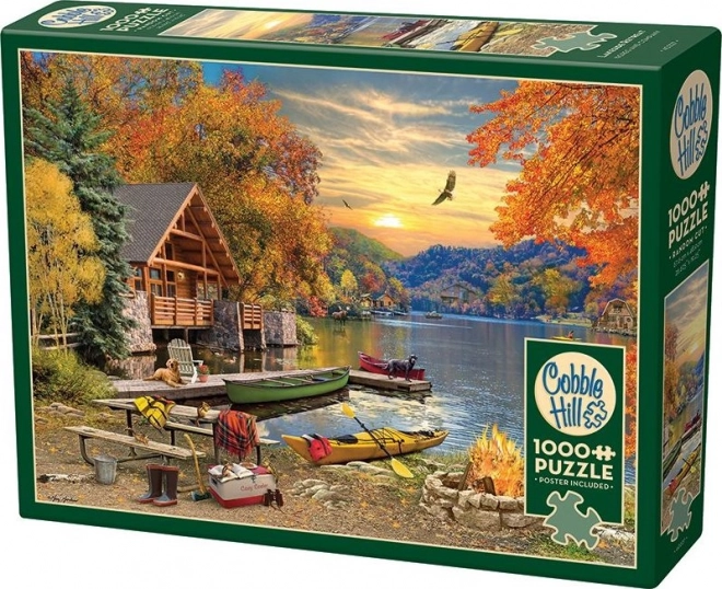 Puzzle Rifugio sul Lago 1000 pezzi