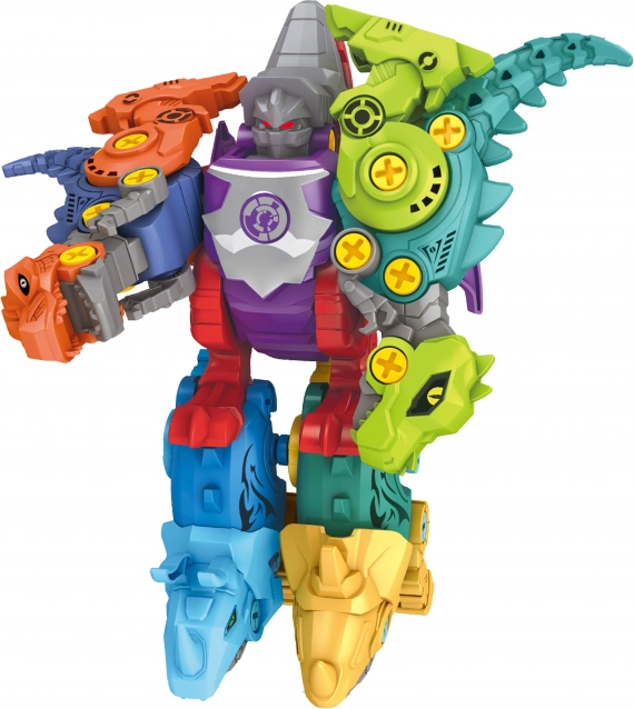 Set di Dinosauri Avvitabili 5 in 1