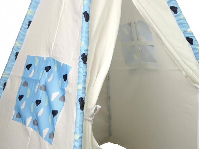 Tenda Tipi per Bambini Nuvole Impermeabile per Giardino