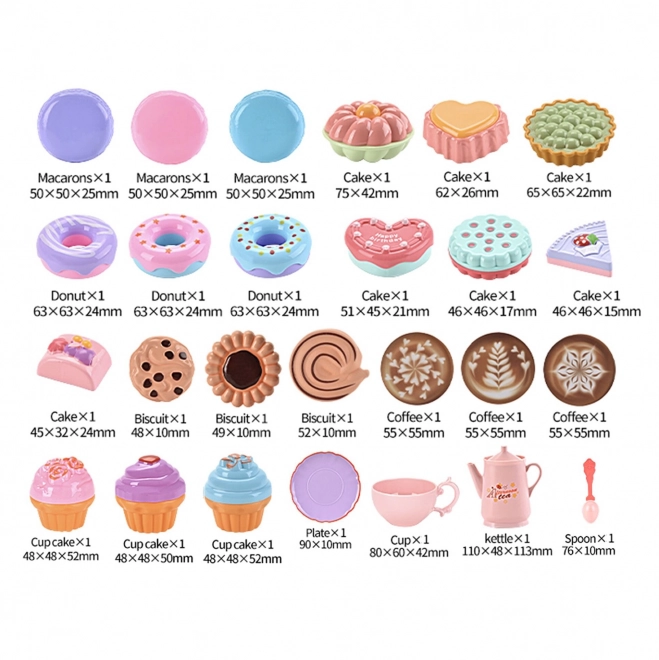 Cestino della Spesa con Set per il Tè e Dolci