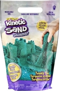 Kinetic Sand sabbia cinetica verde acqua glitter 0,9 kg