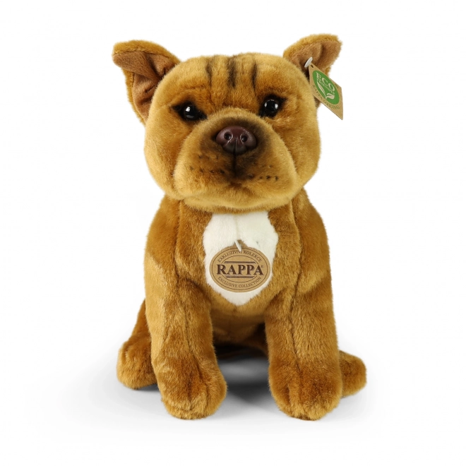 Cane Peluche Staffordshire Bull Terrier Marrone Seduto 30 cm Eco-Friendly