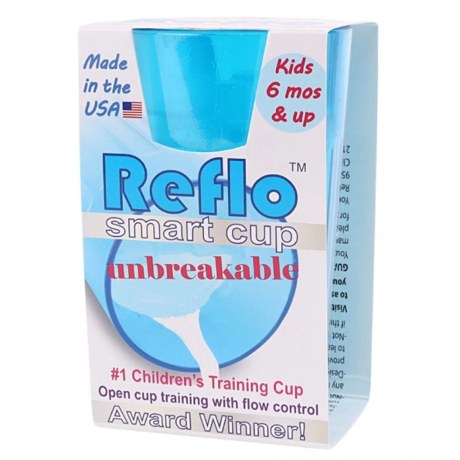 Tazza da allenamento infrangibile per bambini Reflo blu