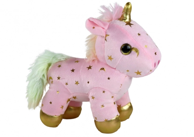 Unicorno Peluche Ninna Nanna Rosa con Stelle Set