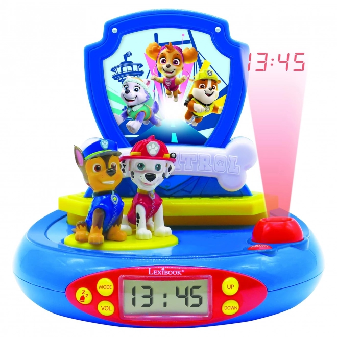 Sveglia 3D con proiettore Paw Patrol