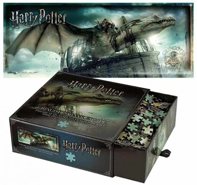 Puzzle panoramico Harry Potter: Fuga da Gringott