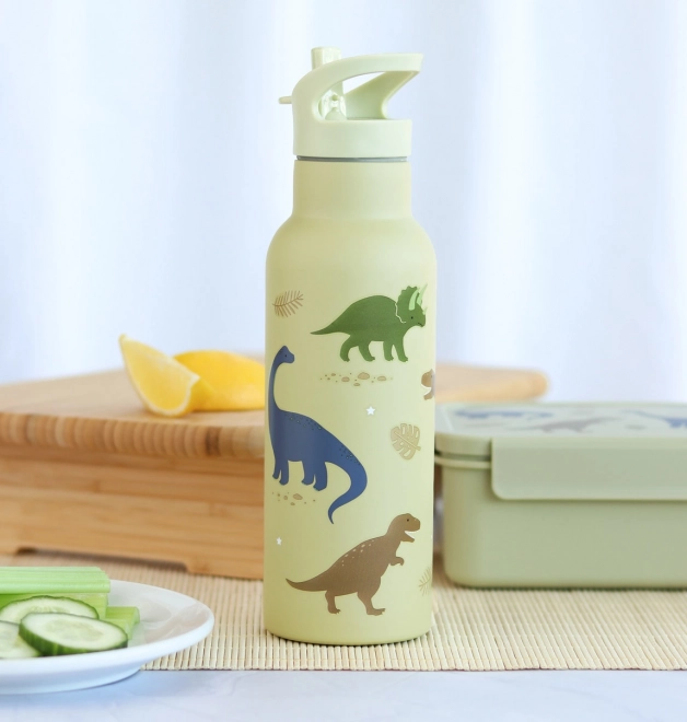 A Little Lovely Company Bottiglia in acciaio inox 500 ml – Dinosauri