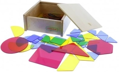 Masterkidz Pannello luminoso LED quadrato colorato + set di accessori