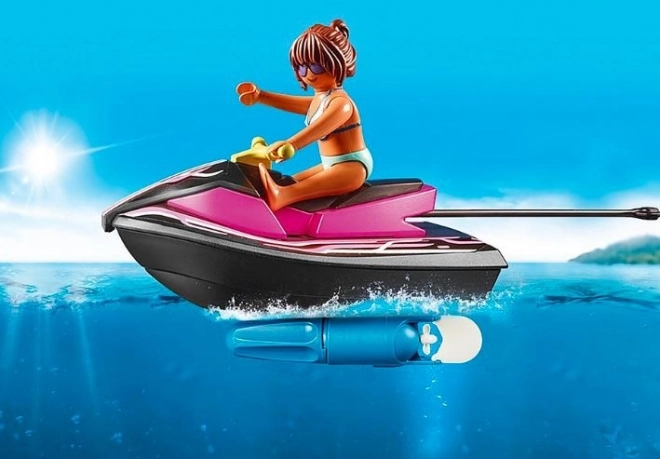 Playmobil Family Fun Pacchetto Iniziale Moto d'Acqua con Gommoncino