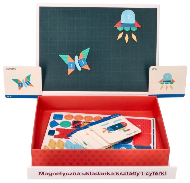 Puzzle magnetico forme e numeri