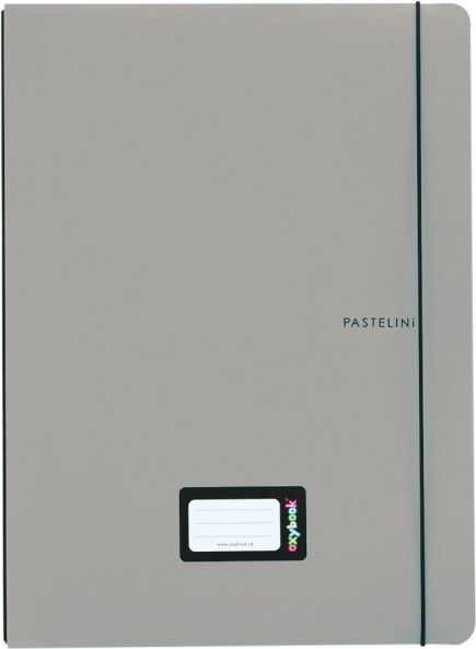 Quaderno Oxybook A5 40 fogli Pastelini grigio