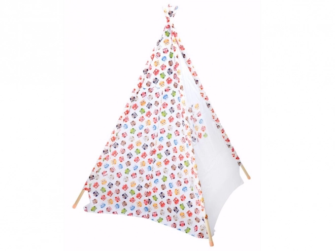 Tenda Tipi Gufetti Allegri per Bambini