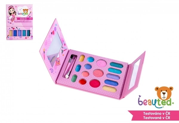 Set trucco per bambine BEAUTed con specchio e chiusura magnetica