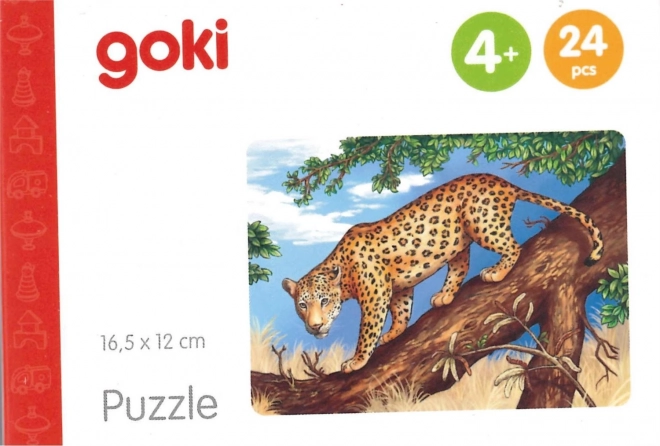 Puzzle di legno animali africani: Giraffe