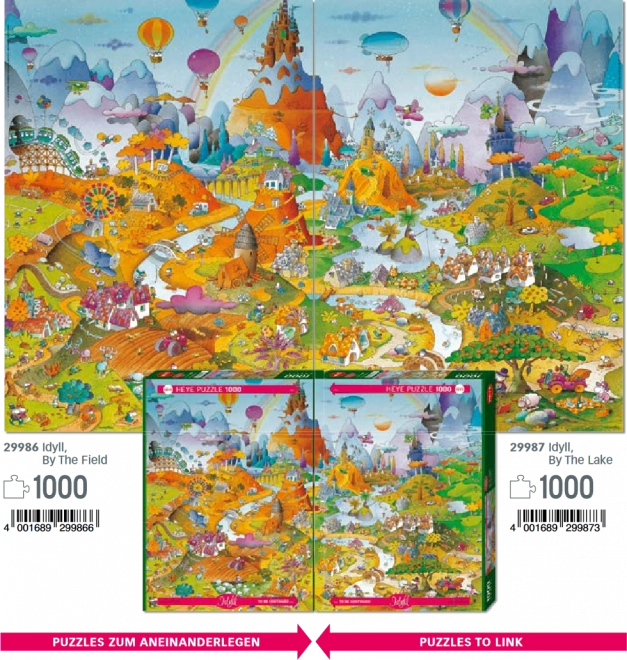 Puzzle Idillio - Lago 1000 pezzi