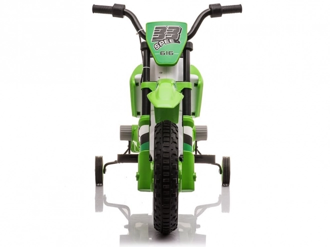 Moto a batteria verde per bambini