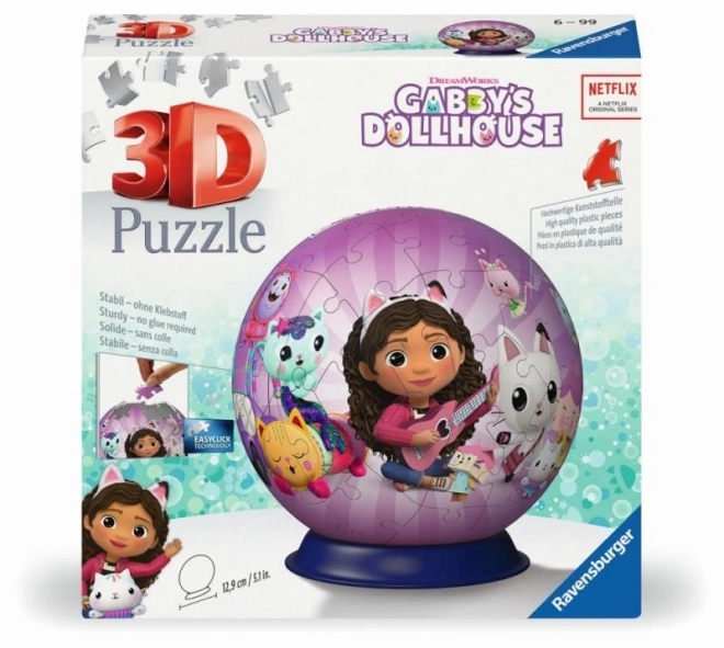 Puzzle ball 3D Casa Magica Di Gabby Ravensburger