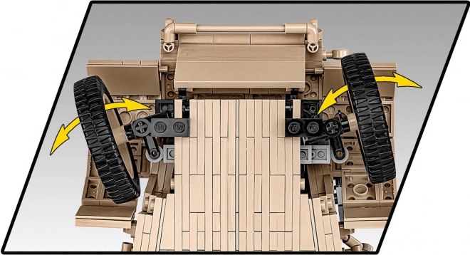 Kubelwagen Raffinato Modell in Scala 1:12 di Cobi