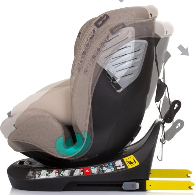 Seggiolino Auto per Bambini Chipolino Supreme i-Size - Macadamia