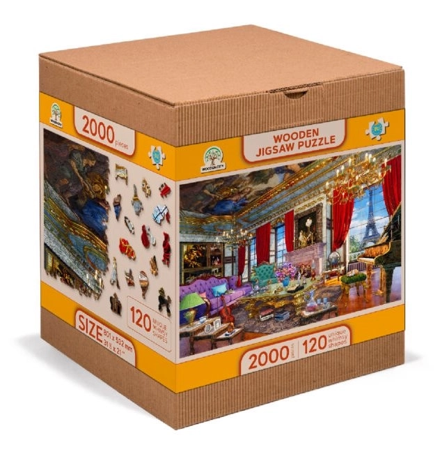 Puzzle in legno Palazzo di Parigi 2 in 1