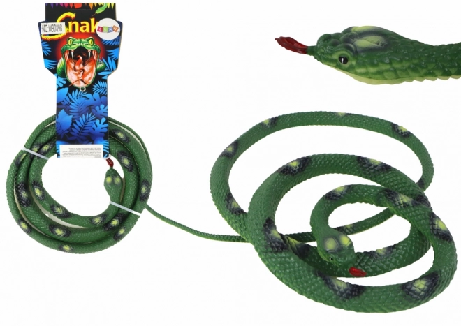 Serpente Corallo Gommoso Verde in PVC